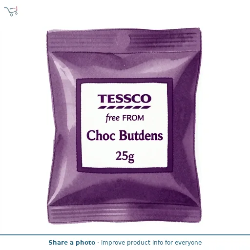 Tesco Free From Choc Buttons 25g