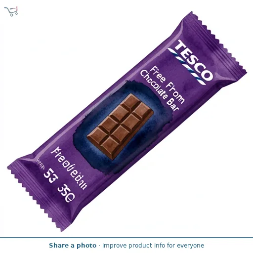 Tesco Free From Chocolate Bar 35G