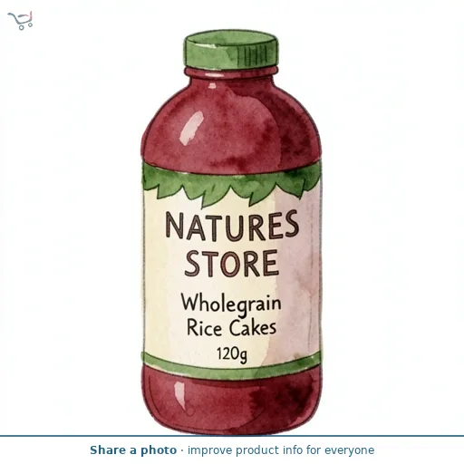 Natures Store Wholegrain Rice Cakes 120g