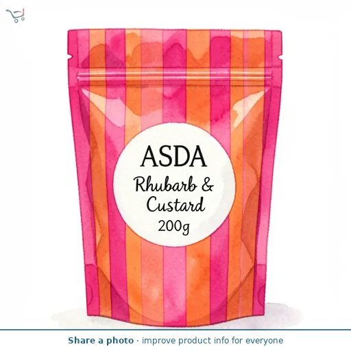 ASDA Rhubarb & Custard 200g