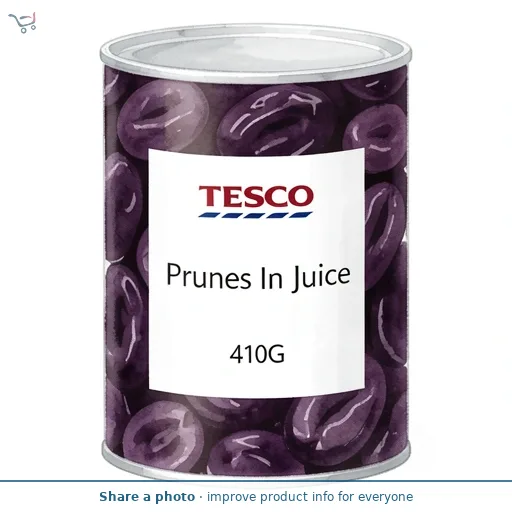 Tesco Prunes In Juice 410G