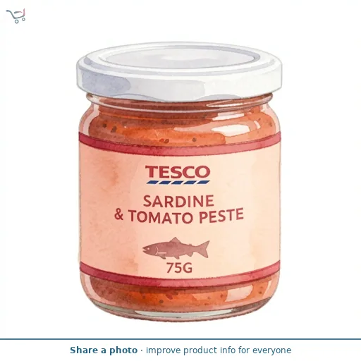 Tesco Sardine & Tomato Paste 75G
