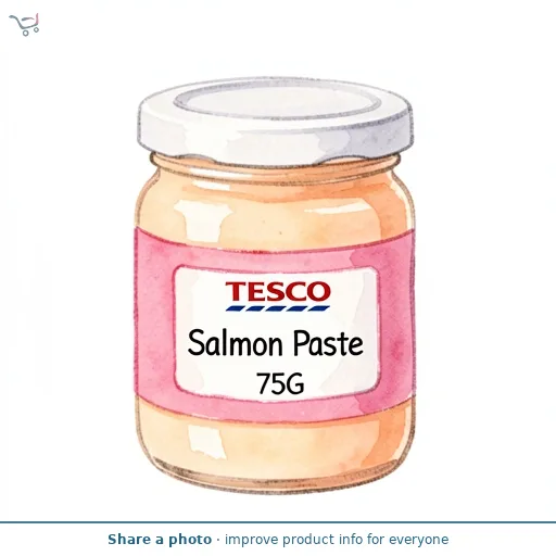 Tesco Salmon Paste 75G