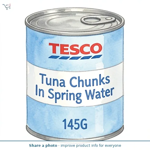 Tesco Tuna Chunks In Spring Water 145G