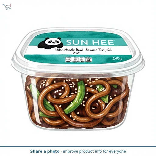 Sun Hee Udon Noodle Bowl - Sesame Teriyaki 240g