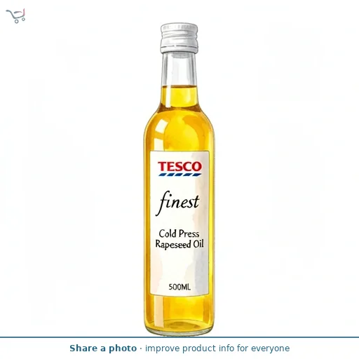 Tesco Finest Cold Press Rapeseed Oil 500Ml