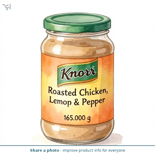 Knorr Roasted Chicken, Lemon & Pepper Cooking Paste 165g