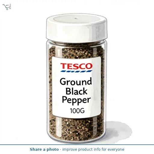 Tesco Ground Black Pepper 100G