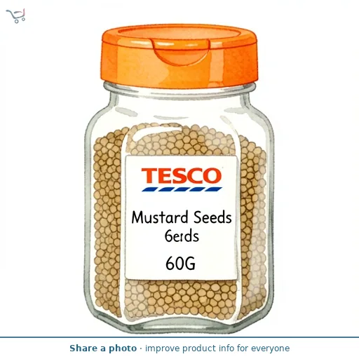 Tesco Mustard Seeds 60G
