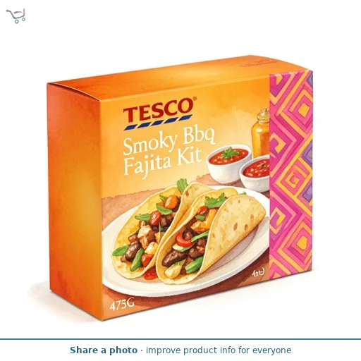 Tesco Smoky Bbq Fajita Kit 475G