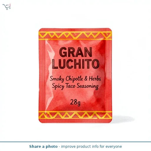 Gran Luchito Smoky Chipotle & Herbs Spicy Taco Seasoning 28g