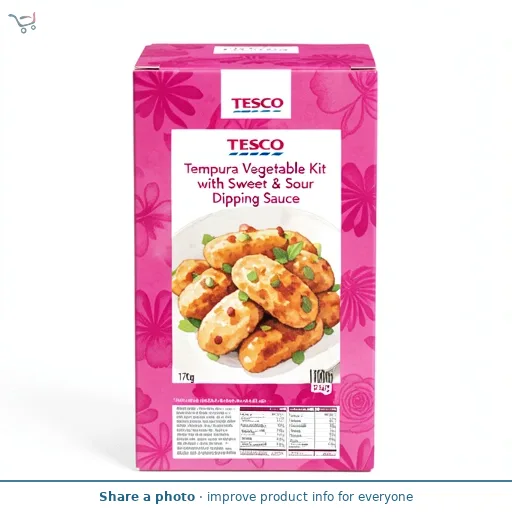 Tesco Tempura Vegetable Kit with Sweet & Sour Dipping Sauce 170g