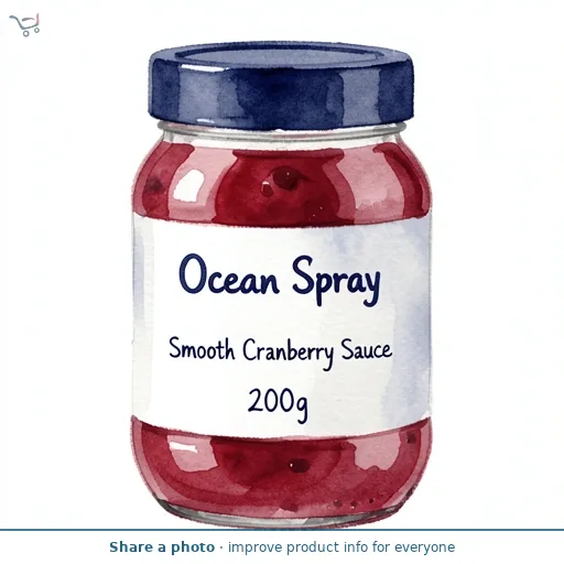 Ocean Spray Smooth Cranberry Sauce 200g