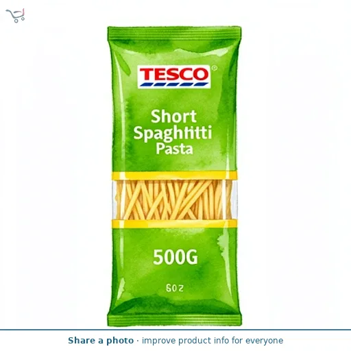 Tesco Short Spaghetti Pasta 500G