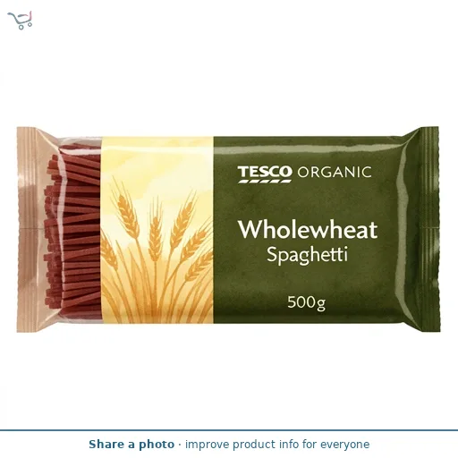 Tesco Organic Wholewheat Spaghetti 500g