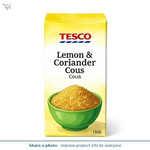 Tesco Lemon & Coriander Cous Cous 110G