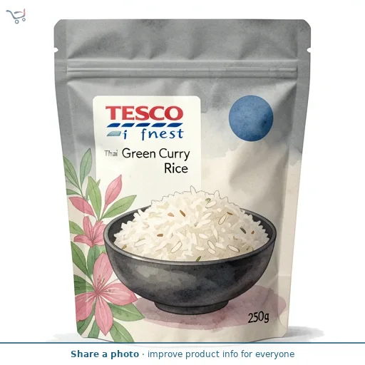 Tesco Finest Thai Green Curry Style Rice 250g