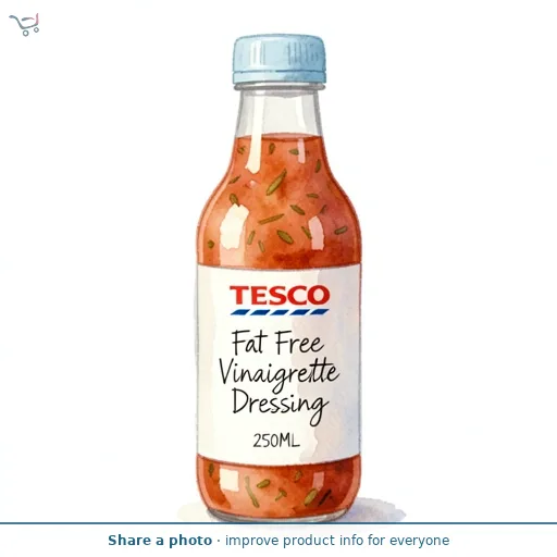 Tesco Fat Free Vinaigrette Dressing 250Ml