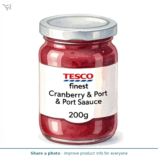 Tesco Finest Cranberry & Port Sauce 200g