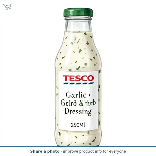 Tesco Garlic & Herb Dressing 250Ml