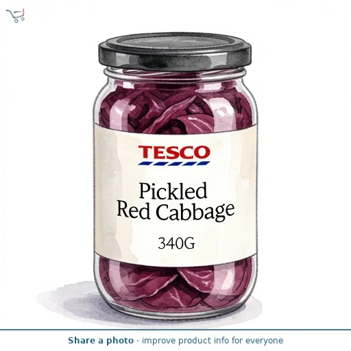 Tesco Pickled Red Cabbage 340G