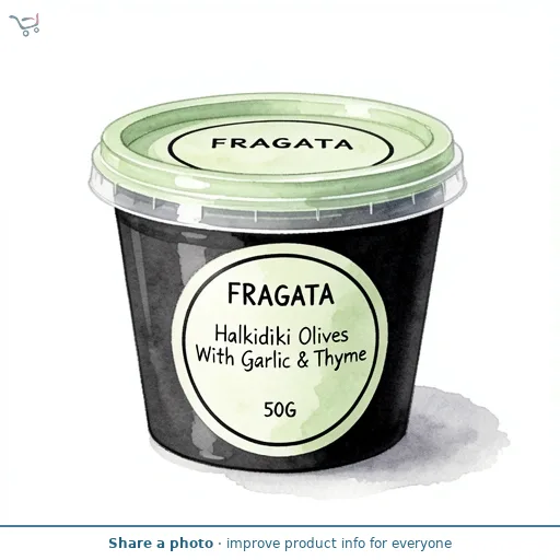 Fragata Halkidiki Olives With Garlic & Thyme 50G