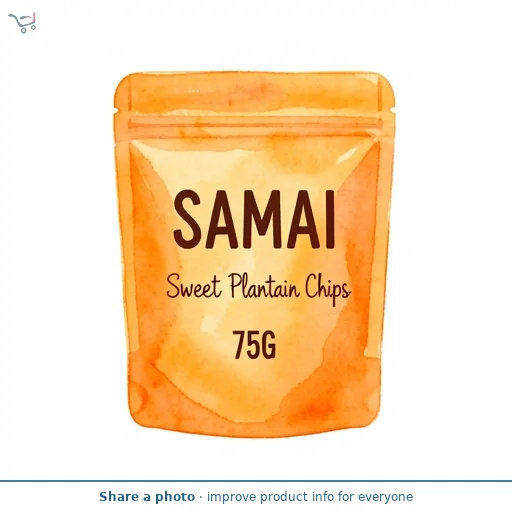 Samai Sweet Plantain Chips 75G
