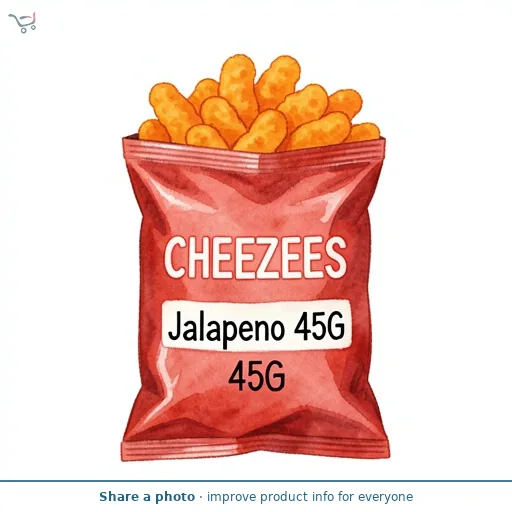 Cheezees Jalapeno 45G 45G