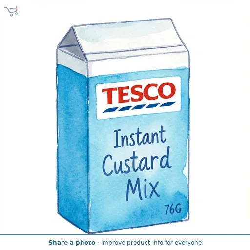 Tesco Instant Custard Mix 76G