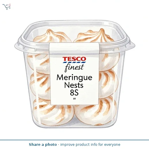 Tesco Finest Meringue Nests 8S