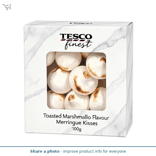 Tesco Finest Toasted Marshmallow Flavour Meringue Kisses 100g
