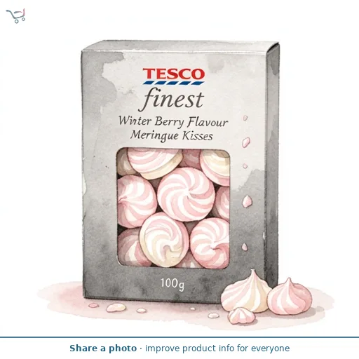 Tesco Finest Winter Berry Flavour Meringue Kisses 100g