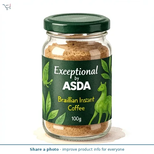 Exceptional by ASDA Brazilian Instant Coffee 100g