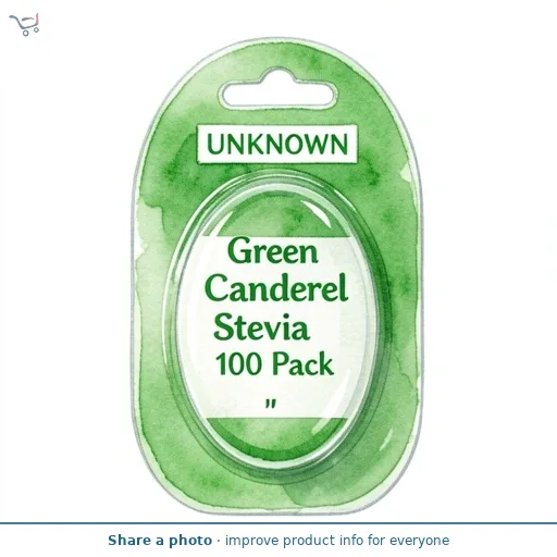 Green Canderel Stevia 100 Pack