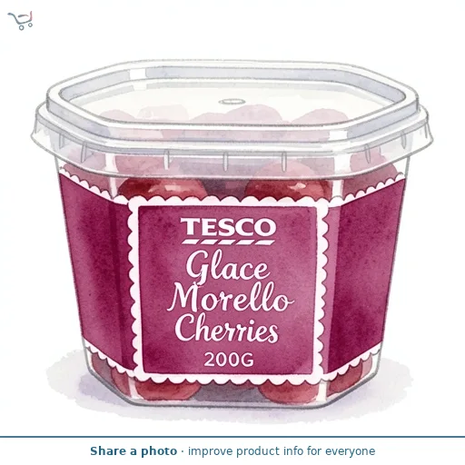 Tesco Glace Morello Cherries 200G