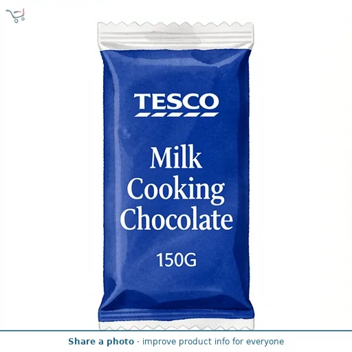 Tesco Milk Cooking Chocolate 150G