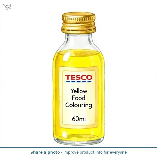 Tesco Yellow Food Colouring 60ml