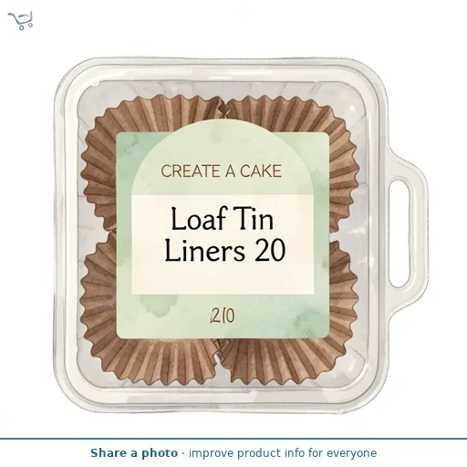 Create A Cake Loaf Tin Liners 20