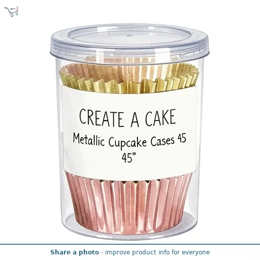 Create A Cake Metallic Cupcake Cases 45