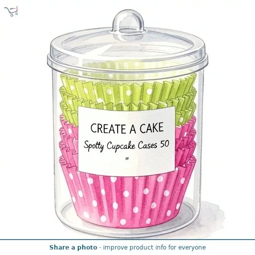 Create A Cake Spotty Cupcake Cases 50
