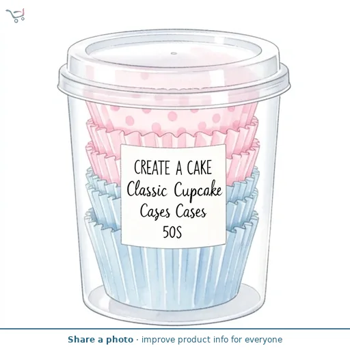 Create A Cake Classic Cupcake Cases 50S