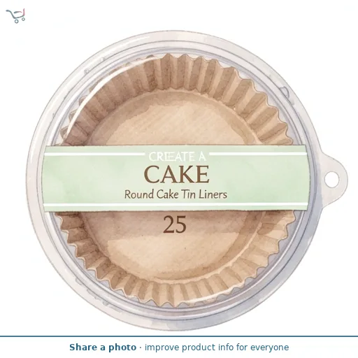 Create A Cake Round Cake Tin Liners 25
