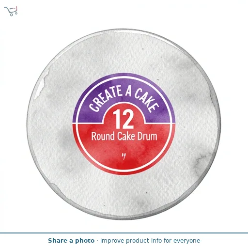 Create A Cake 12" Round Cake Drum