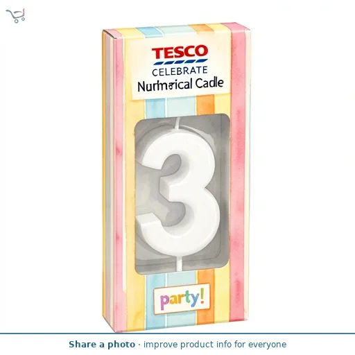 Tesco Numerical Candle 3