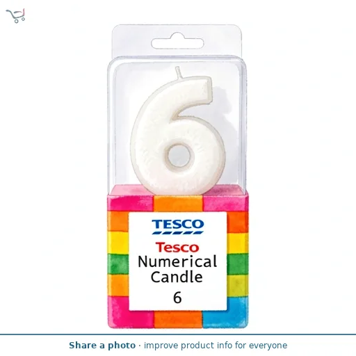 Tesco Numerical Candle 6