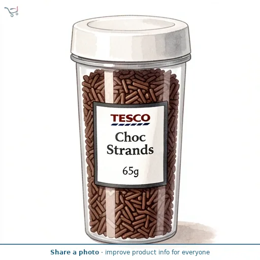 Tesco Choc Strands 65g