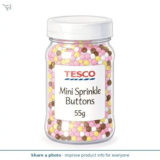 TESCO Mini Sprinkle Buttons 55g