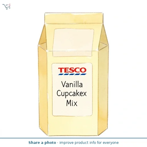 Tesco Vanilla Cupcake Mix 290G