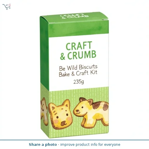 Craft & Crumb Be Wild Biscuits Bake & Craft Kit 235g