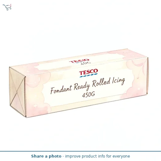 Tesco Fondant Ready Rolled Icing 450G